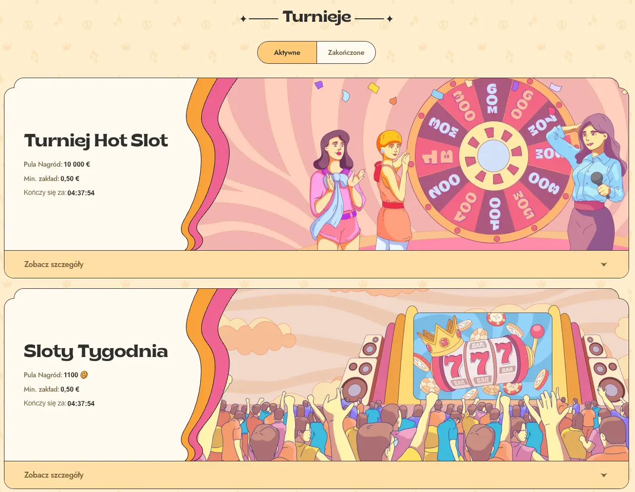 Games at  Kasyno